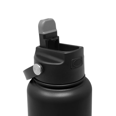 HYDRAFLOW Hybrid Bottle with Pop Up Straw, 34 oz - Black-840034218053-LR-356186-2-LR eShop