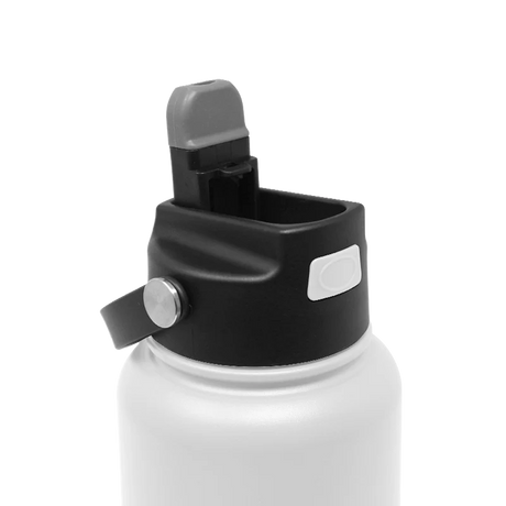 HYDRAFLOW Hybrid Bottle with Pop Up Straw, 34 oz - White-840034218060-LR-356187-2-LR eShop