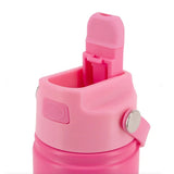 HYDRAFLOW Hybrid Kids Water Bottle with Flip Straw Lid and Boot - Bubblegum Bliss, 14 oz-197549315389-LR-356240-2-LR eShop