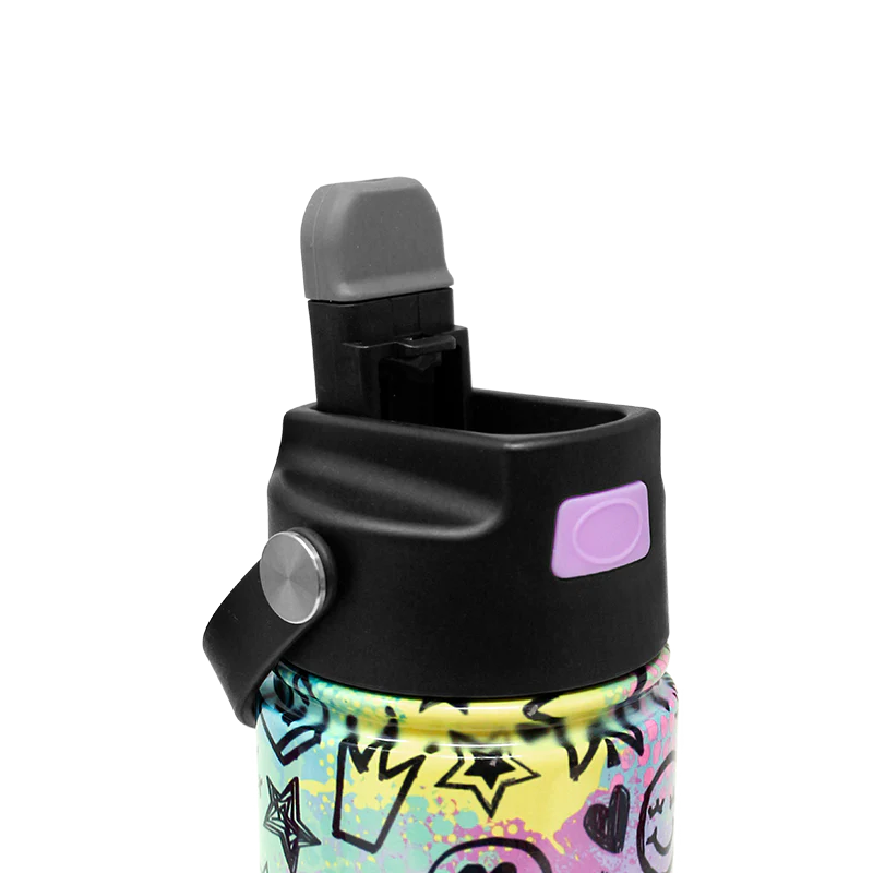 HYDRAFLOW Kids Hybrid Bottle with Boot, 14 oz - Retro Girl-840034296723-LR-356190-2-LR eShop