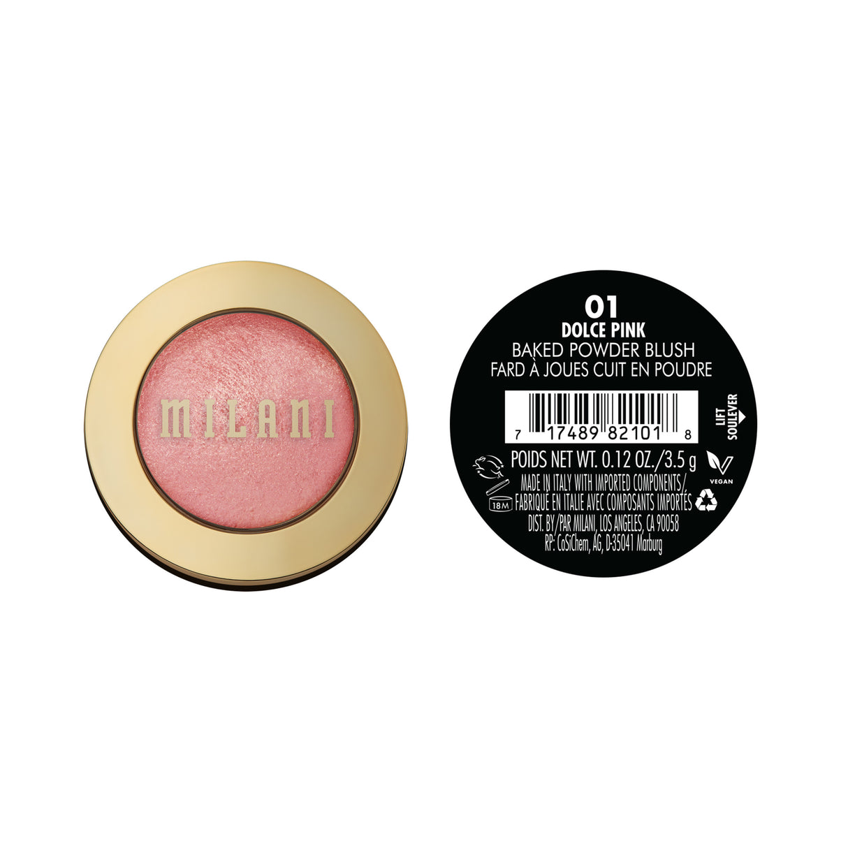 Milani Baked Blush Dolce Pink