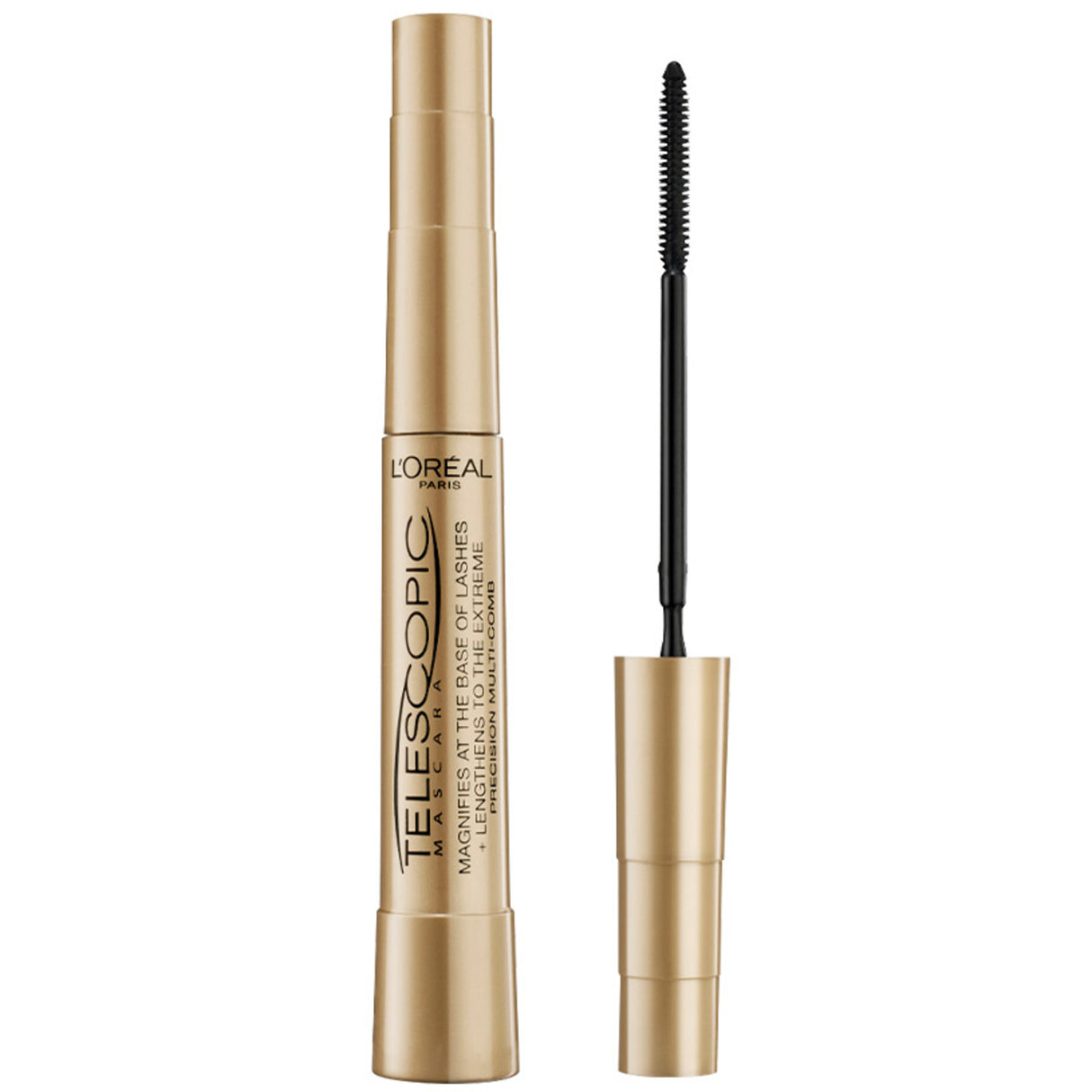 L'Oreal Paris Telescopic Original Washable Intense Lengthening Mascara, Blackest Black, 0.27 fl. oz.