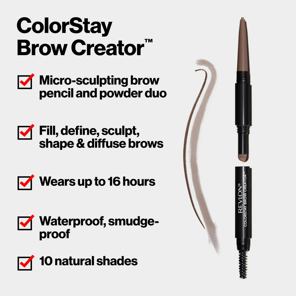 Revlon ColorStay Brow Creator Pencil - Dark Brown