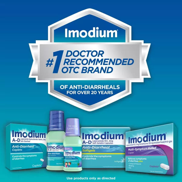 Imodium A-D Loperamide Hydrochloride Diarrhea Relief Caplets, 6 count-300450295095-LR-358671-8-LR eShop