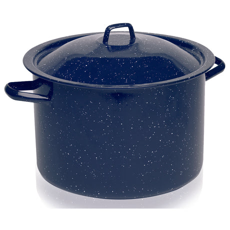 Imusa Blue Enamel Stock Pot with Lid, 12 Quart-094046100619-LR-276790-1-LR eShop