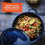 Imusa Blue Enamel Stock Pot with Lid, 12 Quart-094046100619-LR-276790-4-LR eShop