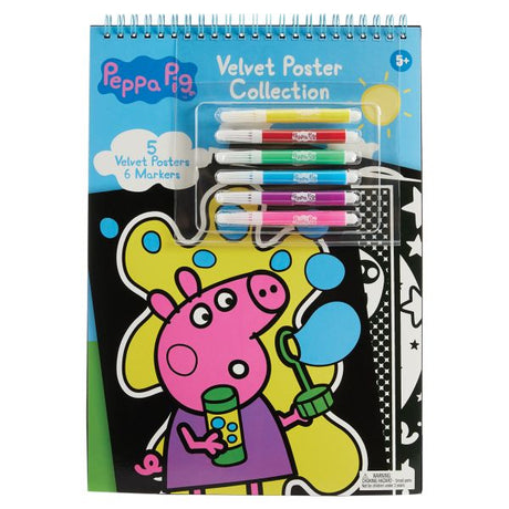 Inkology Velvet Poster and Marker Set - Peppa Pig-838157002932-LR-354256-1-LR eShop