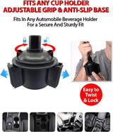 InvenTel Universal Cup Holder Phone Mount - Black-857401007721-LR-340937-2-LR eShop