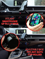 InvenTel Universal Cup Holder Phone Mount - Black-857401007721-LR-340937-6-LR eShop