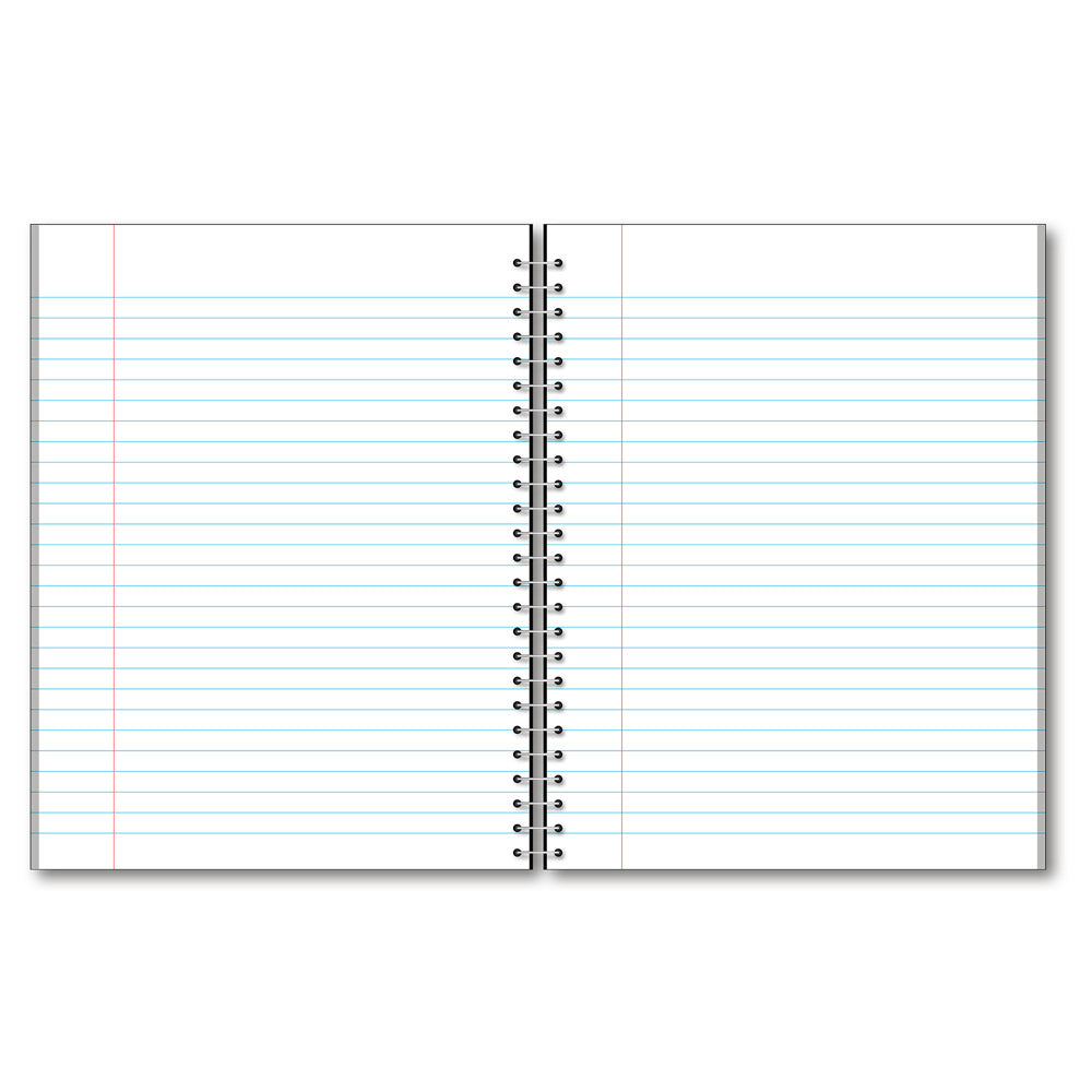 iScholar 1 Subject College Ruled Wirebound Notebook - Assorted Colors, 10.5" x 8"-816124017028-LR-214100-2-LR eShop