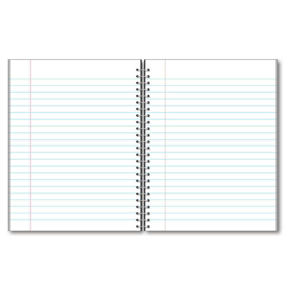 iScholar 3 Subject Wide Ruled Notebook - Assorted Colors-816124017035-LR-240358-2-LR eShop