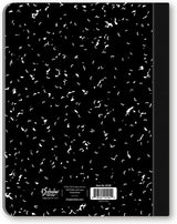 iScholar Black and White Marble Composition Book - Wide Ruled, 150 Sheets-816124011040-LR-116571-4-LR eShop
