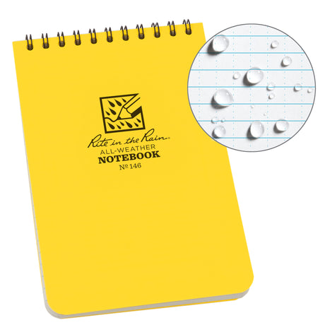 4X6 NOTEBOOK - YELLOW