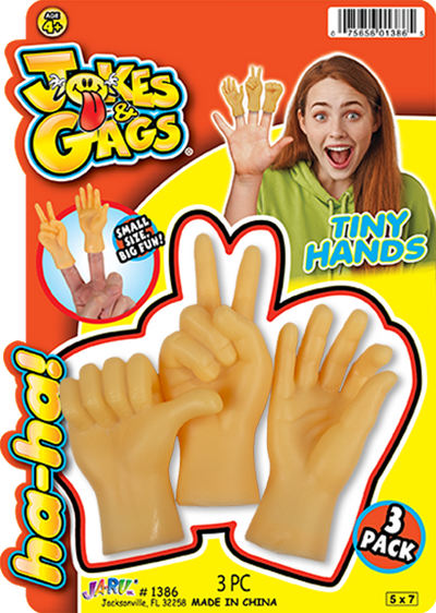 JA-RU Jokes & Gags Tiny Hands, 3 pack-075656013865-LR-357861-1-LR eShop