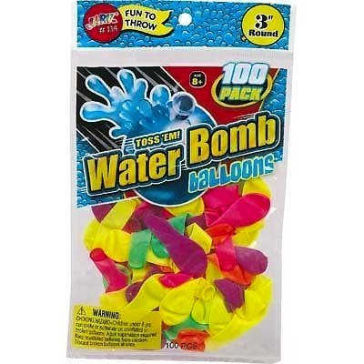 Ja-Ru Water Bomb Water Balloons, Assorted - 100 count-075656001213-LR-234060-1-LR eShop