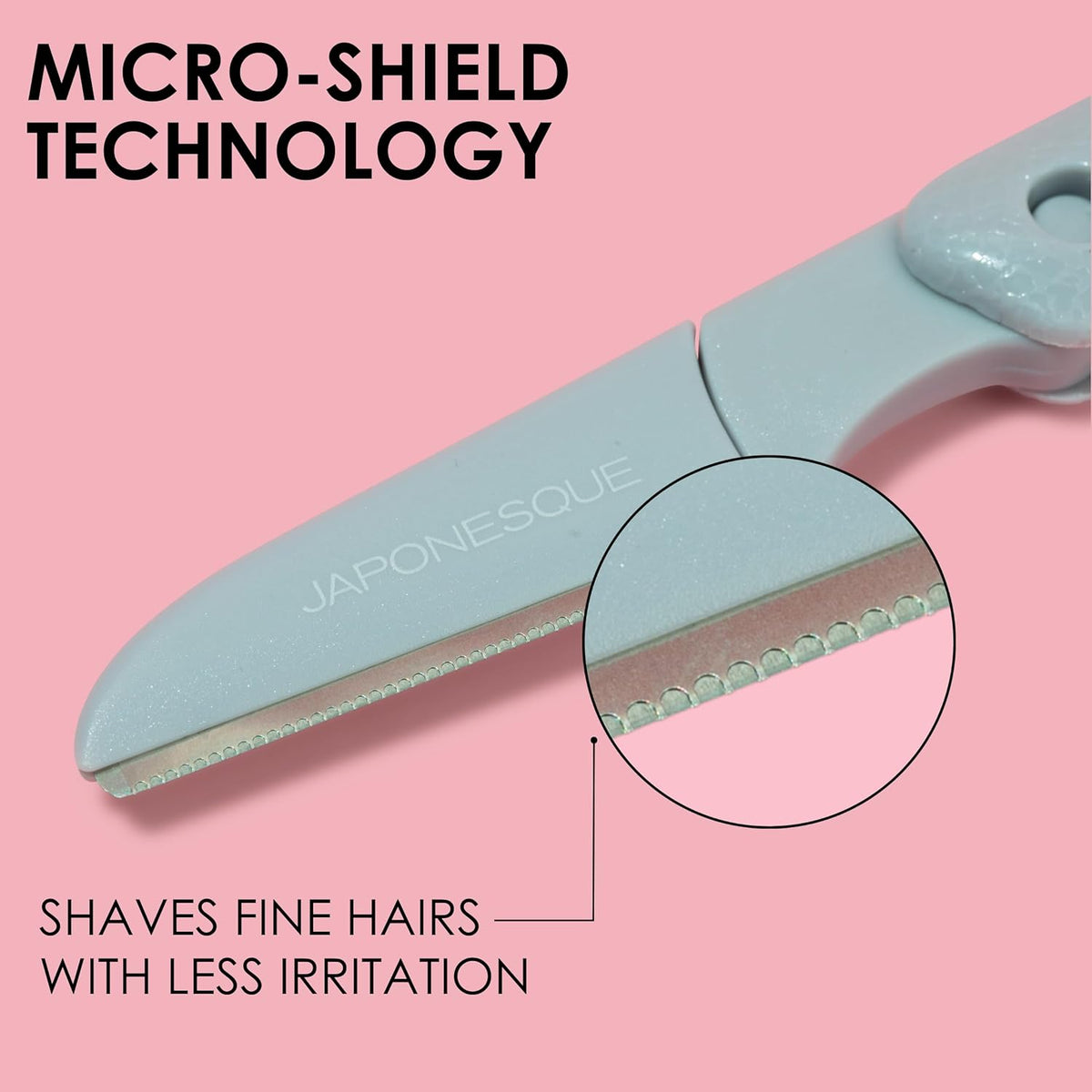 Small Foldable Face Razor JAPONESQUE Foldable Dermaplaner Facial Razors, 3 count – L&R eShop