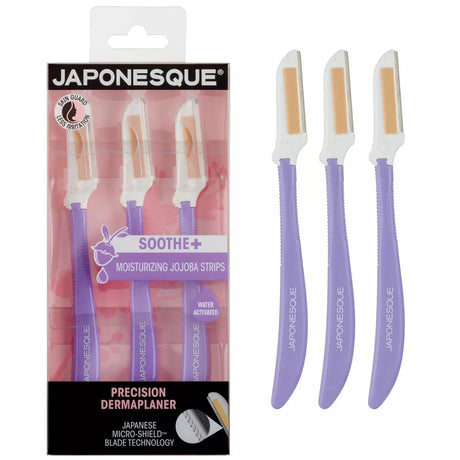 JAPONESQUE Soothing + Dermaplaner With Jojoba Oil, 3 count-639428991968-LR-359875-1-LR eShop