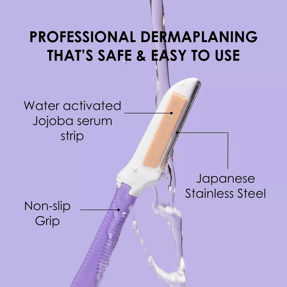 JAPONESQUE Soothing + Dermaplaner With Jojoba Oil, 3 count-639428991968-LR-359875-8-LR eShop