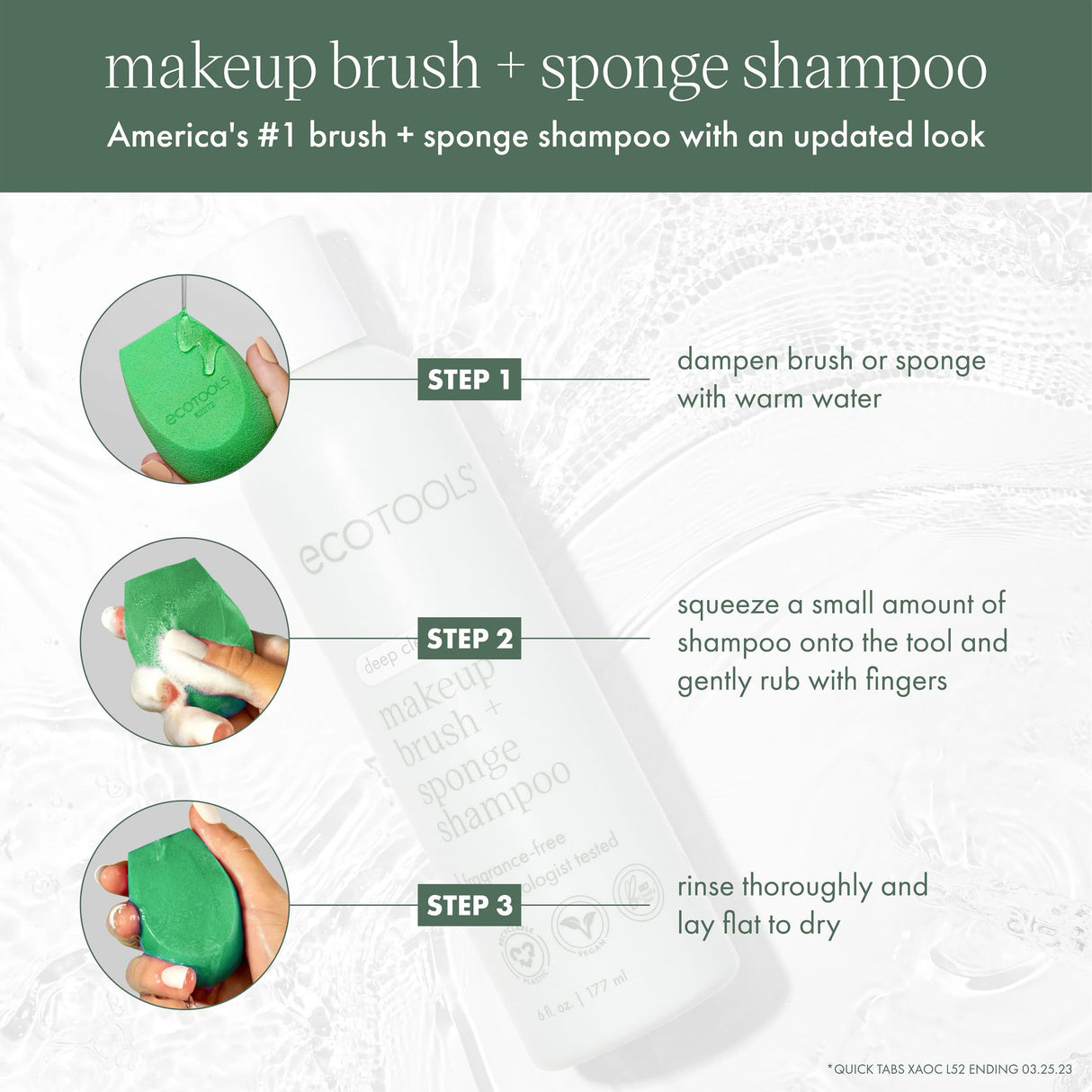 EcoTools Makeup Brush Cleansing Shampoo