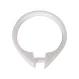 J&M Home Fashions Easy Snap Plastic Shower Curtain Ring Hooks - White, Set of 12-034137064017-LR-189077-3-LR eShop