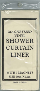 J&M Home Fashions Shower Curtain Liner - Bone, 70" x 72"-034137060569-LR-189075-1-LR eShop
