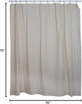 J&M Home Fashions Shower Curtain Liner - Bone, 70" x 72"-034137060569-LR-189075-5-LR eShop