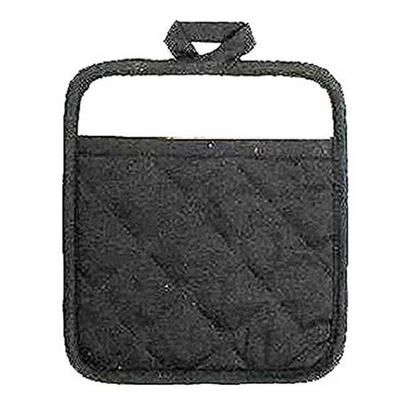 J&M Home Fashions Signature Pot Holder Mitt - Black-761450073807-LR-188877-1-LR eShop