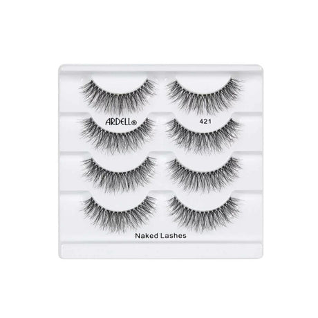 Naked False Eyelashes #421, 4 Pairs