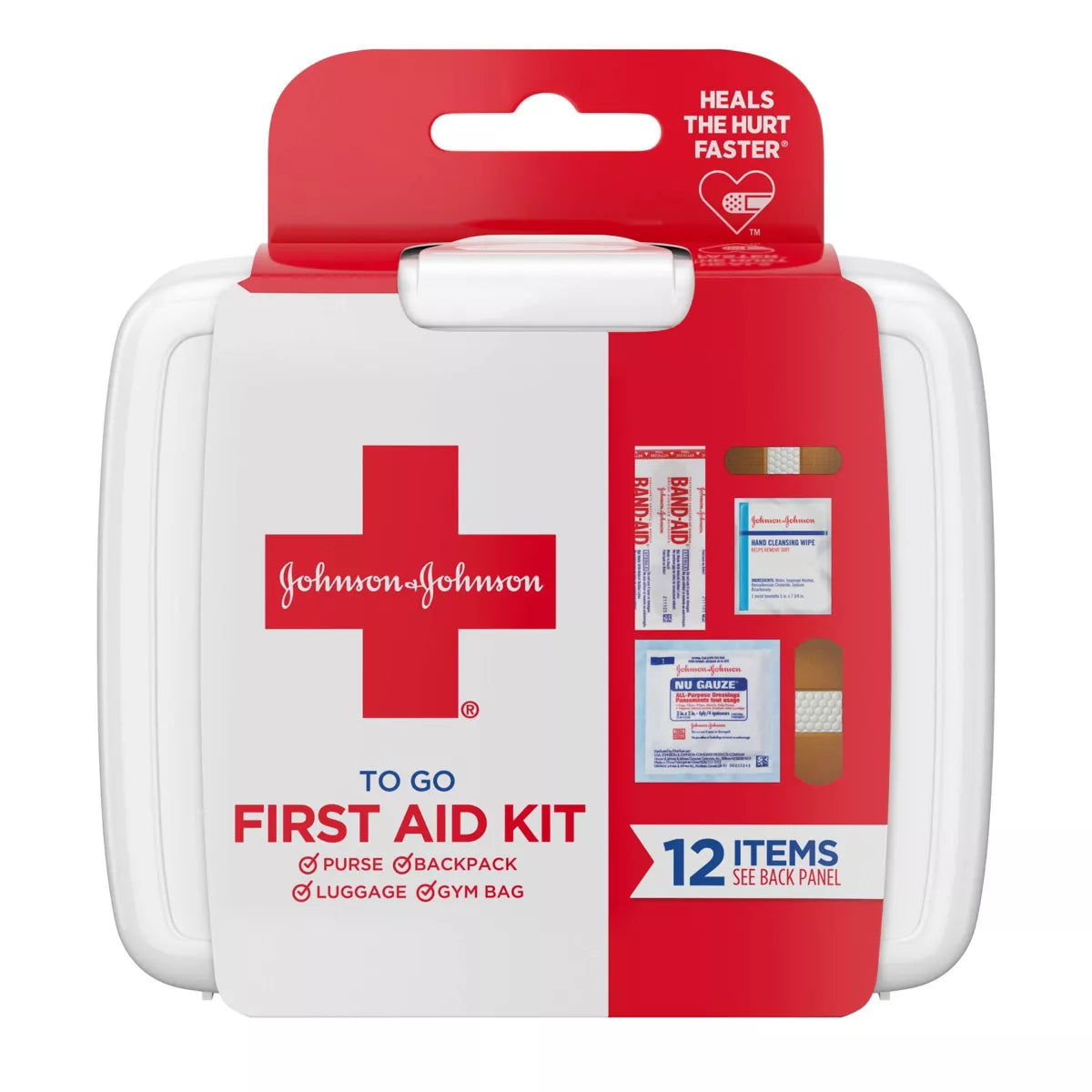 Johnson & Johnson First Aid To Go! Portable Mini Travel Kit, 12 pieces-381370082958-LR-355229-1-LR eShop