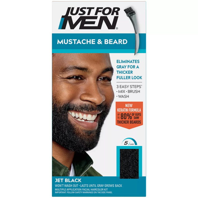Just For Men Mustache & Beard Beard Coloring - Jet Black M-60-011509049063-LR-262958-1-LR eShop