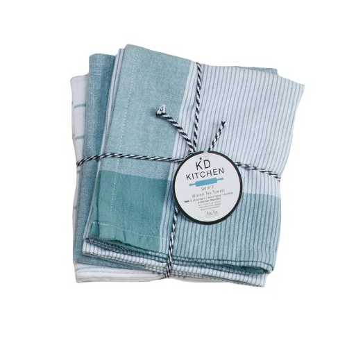 Kaydee Designs Aqua Haze 3 Pc Tea Towel Set-723886572033-LR-342250-1-LR eShop