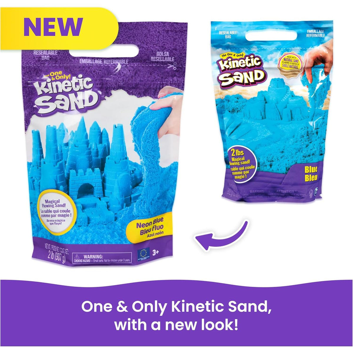 Kinetic Sand Moldable Play Sand - Assorted, 2 pounds-778988557785-LR-363390-8-LR eShop
