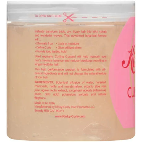 Kinky-Curly Original Curling Custard Natural Hair Styling Gel, 8 oz-689076195782-LR-355110-2-LR eShop