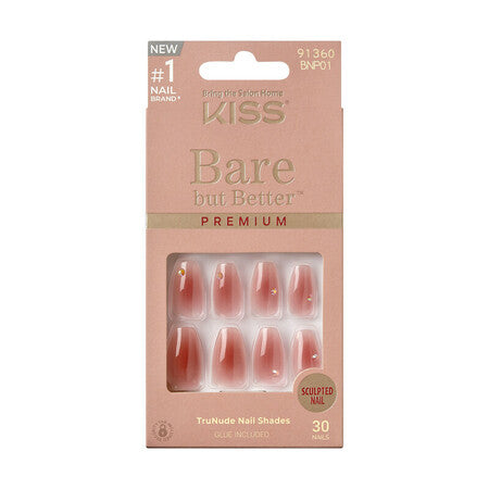 KISS Bare but Better Premium Fake Nails - Shine-731509913606-LR-351977-1-LR eShop