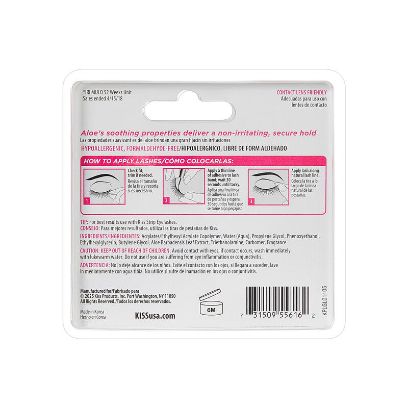 KISS Clear Strip Lash Adhesive With Aloe - Clear-731509556162-LR-233027-7-LR eShop