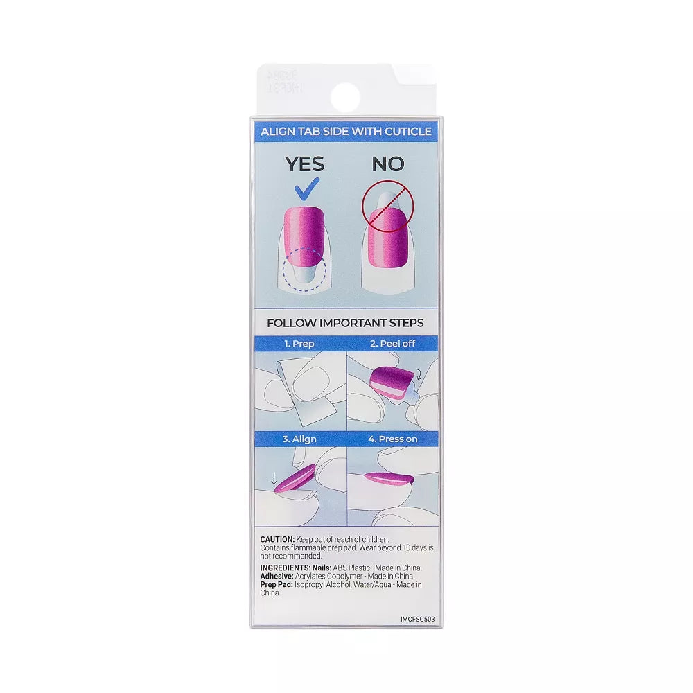 KISS ColorFX by ImPRESS Press on Nails - Before Hours, 30 count-731509933840-LR-356488-9-LR eShop