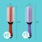 KISS Colors & Care Glide & Define Non-Slip 9 Row Detangling Brush-731509842029-LR-354835-8-LR eShop