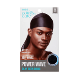 KISS Colors & Care Power Wave Silky Durag, One size - Black Satin-731509772135-LR-354815-1-LR eShop
