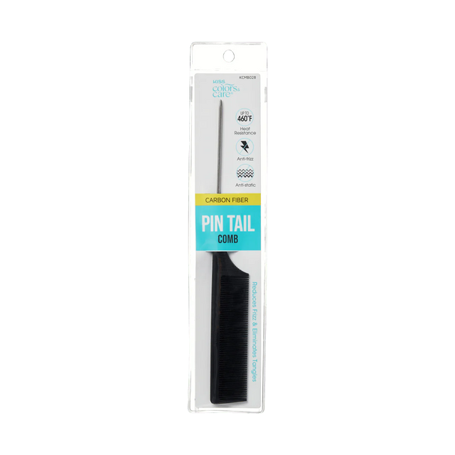 KISS Colors & Care Professional Carbon Fiber Pin Tail Parting Comb-731509772210-LR-354817-1-LR eShop