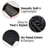 KISS Colors & Care Satin Wrap Scarf - Black-731509842241-LR-354845-5-LR eShop