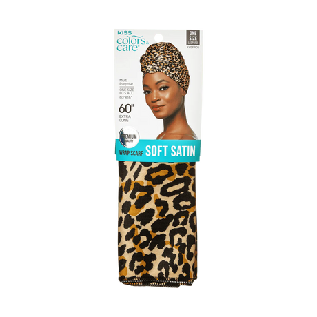 KISS Colors & Care Satin Wrap Scarf - Leopard-731509841978-LR-354833-1-LR eShop