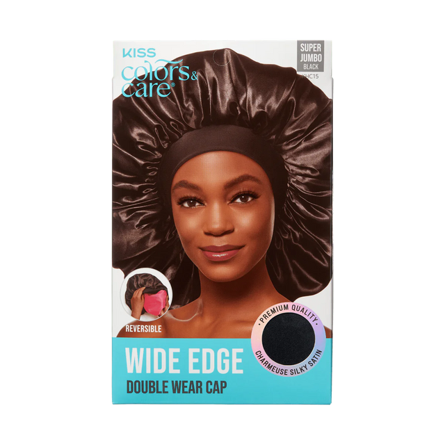 KISS Colors & Care Silky Satin Double Wear Cap, Super Jumbo - Black-731509772104-LR-354814-1-LR eShop