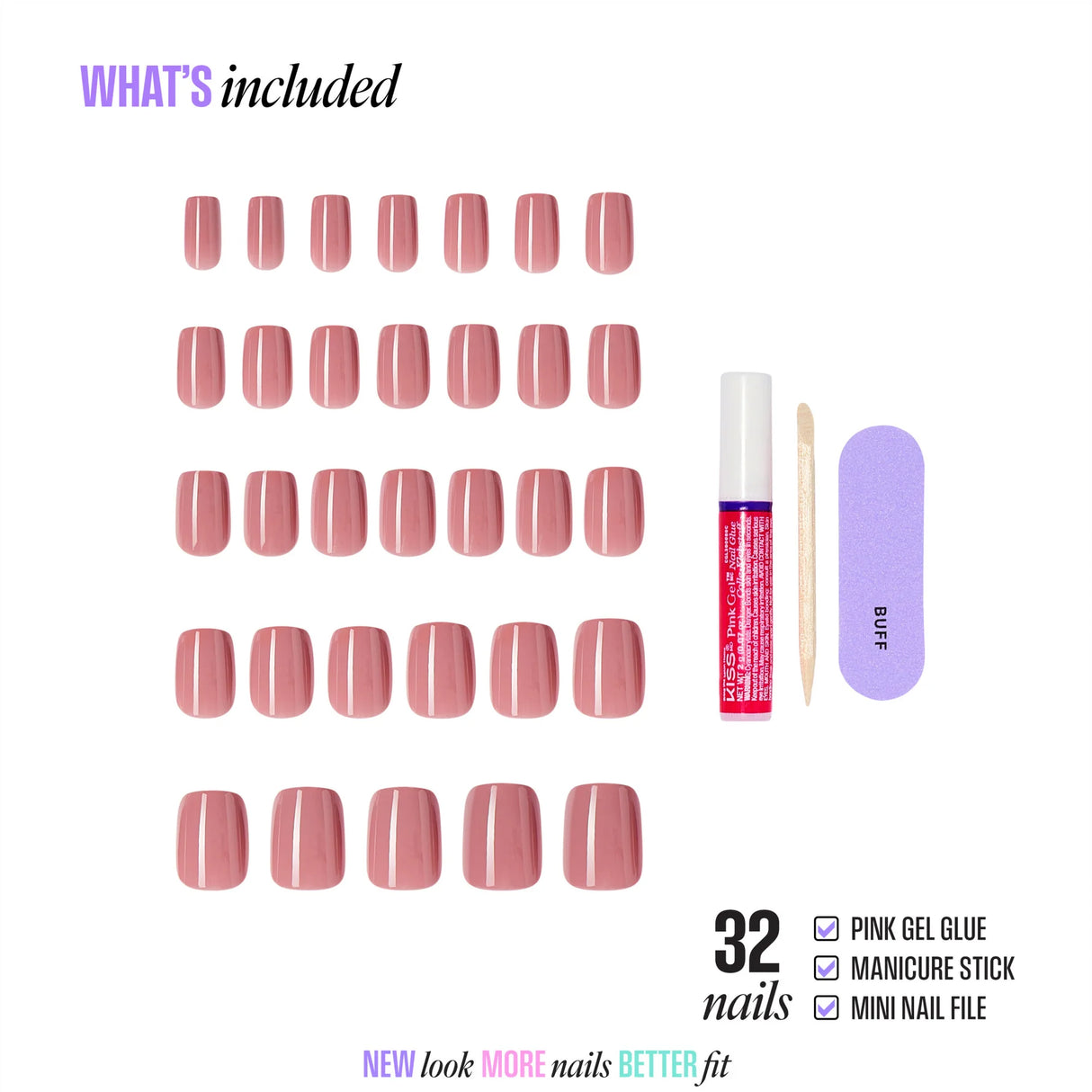 KISS Core Color Premium Faux Nails - Felicity-731509225655-LR-359976-3-LR eShop