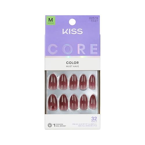 KISS Core Color Premium Faux Nails - Pinot Noir-731509225709-LR-359980-1-LR eShop