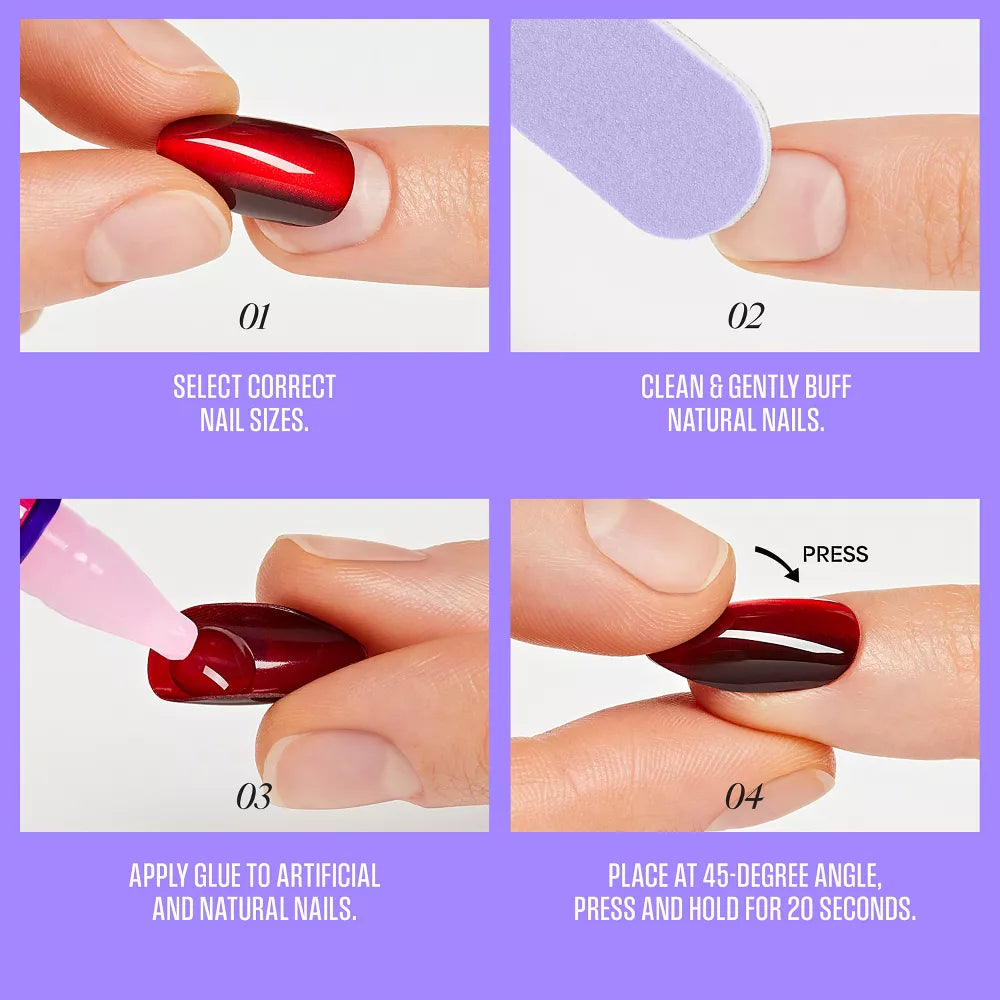 KISS Core French Faux Nail Collection - Passionate-731509225969-LR-359985-6-LR eShop