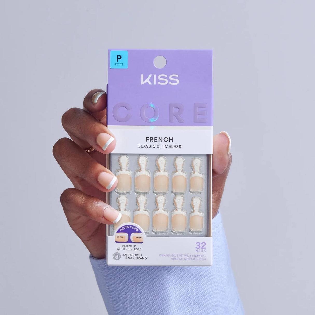 KISS Core French Faux Nail Collection - Perfection-731509225938-LR-359982-6-LR eShop