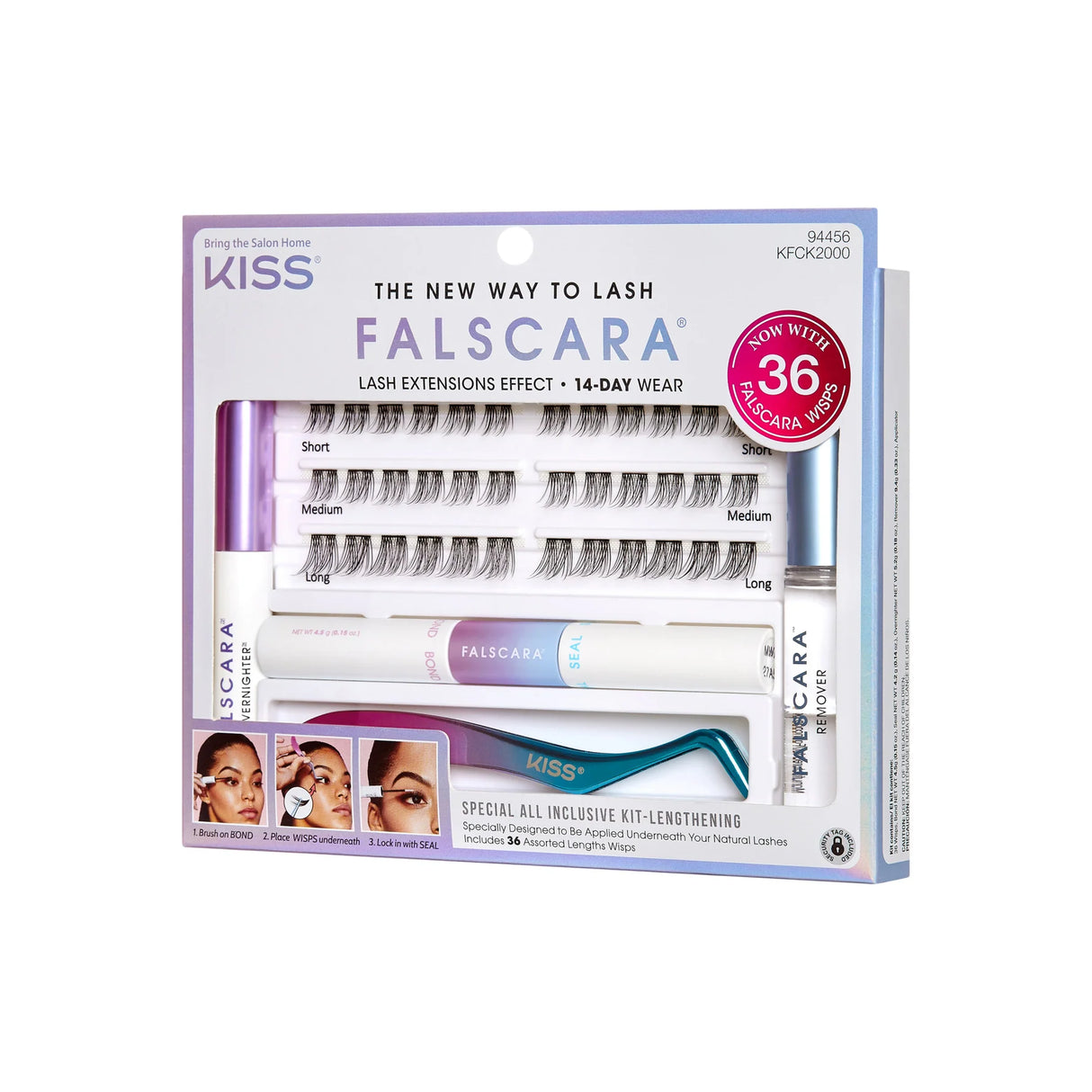 KISS FALSCARA Special All Inclusive Lash Starter Kit - 36 Lengthening Wisps-731509944563-LR-356501-1-LR eShop