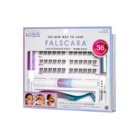 KISS FALSCARA Special All Inclusive Lash Starter Kit - 36 Lengthening Wisps-731509944563-LR-356501-1-LR eShop