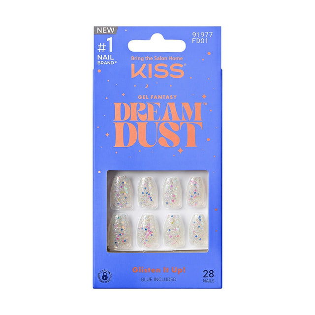 KISS Gel Fantasy Dream Dust Press On Nails - Mood Dust-731509919776-LR-351975-1-LR eShop