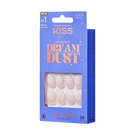 KISS Gel Fantasy Dreamdust Fake Nails - Silver Spoon-731509919783-LR-352036-1-LR eShop